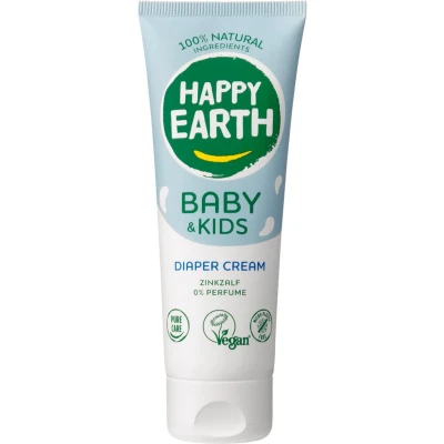 Afbeelding van 1+1 gratis: Happy Earth Diaper Cream 100% Natuurlijk Baby &amp; Kids 75 ml