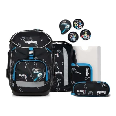 Afbeelding van Ergobag pack Schooltas set voor kinderen, Maat: One Size, Schwarz