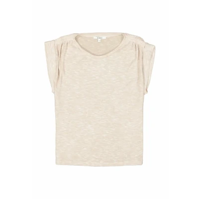 Afbeelding van GARCIA Tshirt Gemêleerd Beige XL