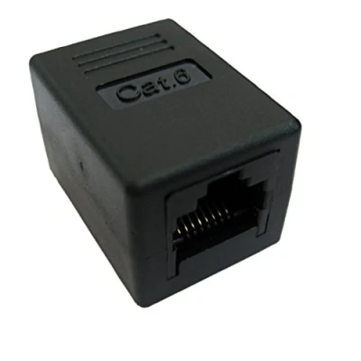 Afbeelding van Value RJ45 koppeling Adapter CAT 6 Zwart