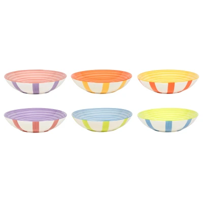 Afbeelding van Cookinglife Diepe Borden / Pastaborden Summer Vibes ø 21 cm 6 Stuks