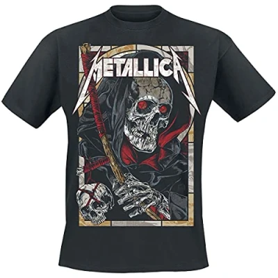 Afbeelding van Metallica Death Reaper Heren T shirt XL Zwart