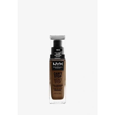 Afbeelding van Nyx Professional Makeup CAN&#039;T STOP WON&#039;T Foundation Foundation, Dames, Maat: 30 ml, 19 mocha