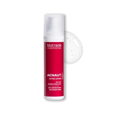 Afbeelding van Biotrade Acnaut Actieve lotion voor vette huid met neiging tot vervaging, vermindering van verdunde en verstopte poriën