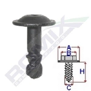 Afbeelding van ROMIX C10124 Clip, sier /beschermingslijst BMW: 5 Saloon