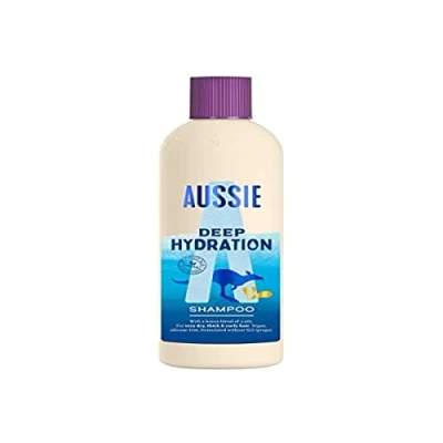 Afbeelding van Aussie Deep Hydration Veganistische shampoo, zeer rijk, intensieve hydratatie, voor droog, dik en krullend haar, met avocado , jojoba macadamia noten, 300 ml