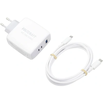Afbeelding van VOLTCRAFT UC 3ACX002 USB oplader 100 W Thuis, Binnen Uitgangsstroom (max.) 5 A 3 x C, GaN