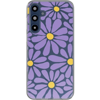 Afbeelding van imoshion hoesje Geschikt voor Samsung Galaxy A16 (5G) Design Tropical Violet Flowers Connect