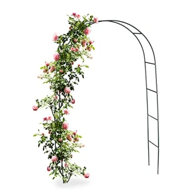 Afbeelding van 2 x rozenboog tuinboog obelisk pergola klimop rankhulp rozen boog