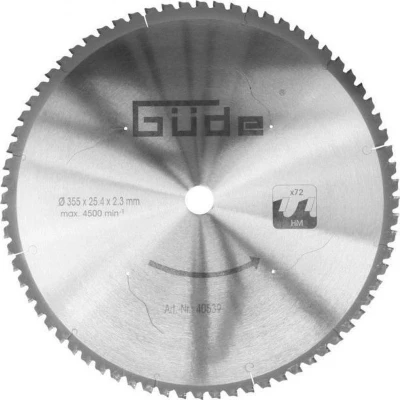 Afbeelding van Güde zaagblad 72T voor GMK 350TA