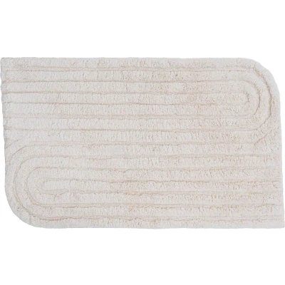 Afbeelding van Veer Carpets Badmat Benja Creme 50 x 80 cm
