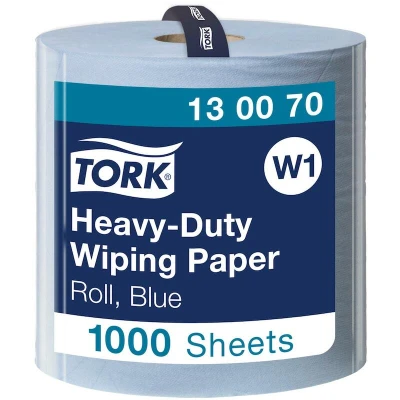 Afbeelding van Tork adv. wiper 430 perform. 2 lgs blauw 340 mtr x 37 cm pak à 1 rol/1000 vel (130070)