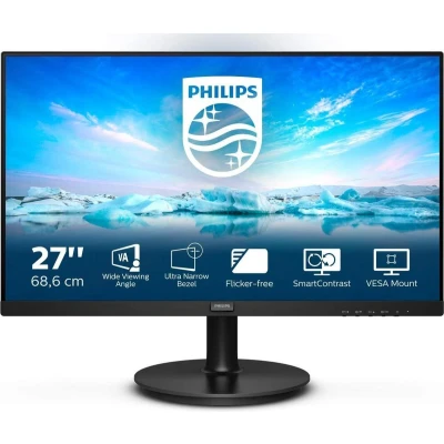 Afbeelding van Philips 271V8L/00 LED monitor Energielabel E (A G) 68.6 cm (27 inch) 1920 x 1080 Pixel 16:9 4 ms HDMI, Audio Line out, VGA VA