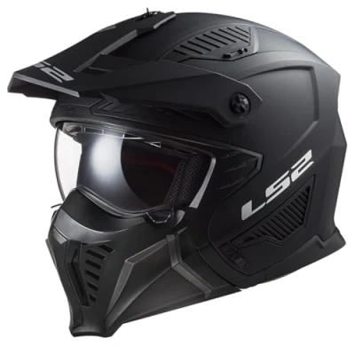 Afbeelding van LS2, Modulaire jethelm voor motorfiets, Drifter Solid Matt, zwart 2206, S