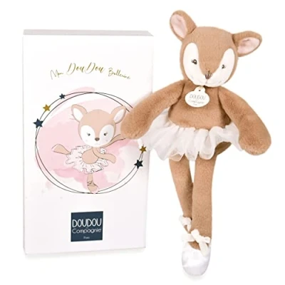 Image de Doudou Ballerine et Compagnie Faon Marron