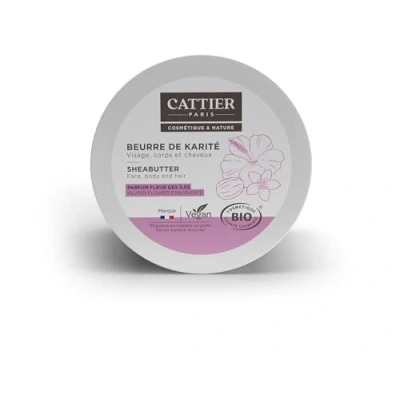 Afbeelding van Cattier Shea Butter Organic Fleur des Îles Geur 100 g
