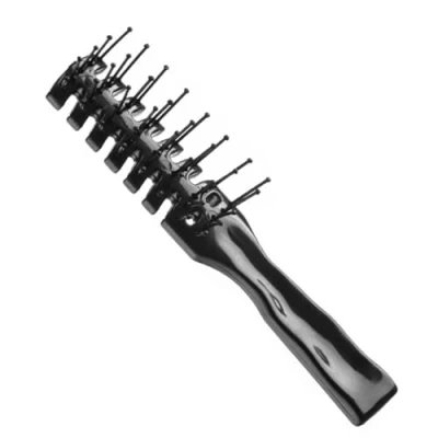 Afbeelding van Eurostil Skelet 2 paar borstels, bal, zwart, 110 g