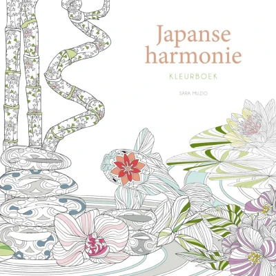 Afbeelding van Uitgeverij rebo kleurboek japanse harmonie