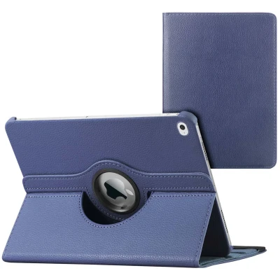 Afbeelding van iMoshion Tablet Hoes Geschikt voor iPad Air 1 (2013) / 2 (2014) 360 Draaibare Bookcase Donkerblauw