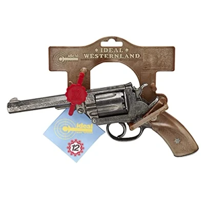 Image de Pistolet en métal Adams Antik 12 coups : 25 cm
