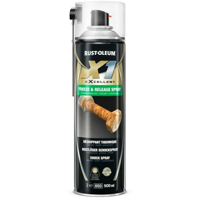 Afbeelding van Rust Oleum X1 Freeze Release Spray 500ml Roestverwijderaar en Smeermiddel
