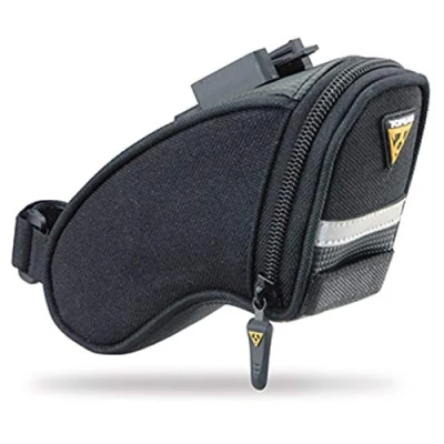 Afbeelding van Topeak Aero Wedge Packs Micro Zadeltas Clip&amp;Clickfix 0.45 liter Zwart