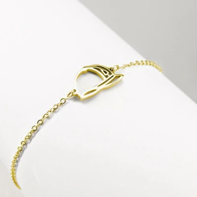 Afbeelding van Ponytail&amp;Co Armband Cap Goud 13+5cm