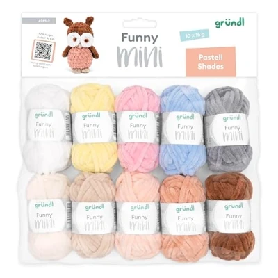 Afbeelding van 6253 2 FUNNY MINI SHADES PASTELS 10X15GRM