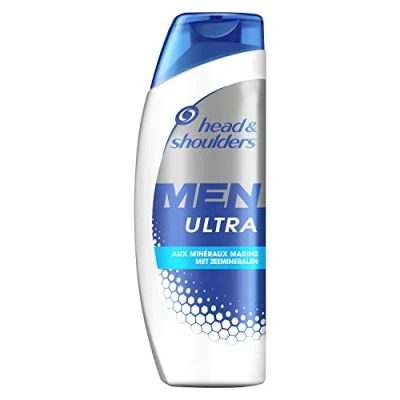 Afbeelding van Head &amp; Shoulders, Men Ultra Male Care anti roos shampoo, voor perfect schoon hoofdleer, met mineralen x mariniers, 450 ml