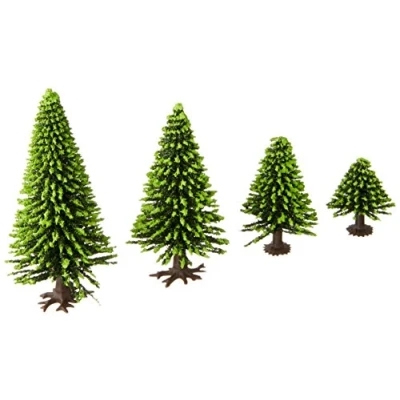 Afbeelding van NOCH Hobby 32825 Set bomen Spar 35 tot 90 mm Donkergroen 25 stuk(s)