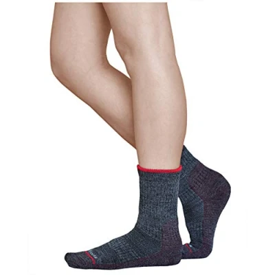 Afbeelding van VITSOCKS Wandelsokken van merinowol, tegen luchtbellen, voor dames, thermo, ademend, 1 paar (grijs bordeaux)
