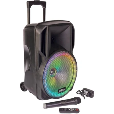 Afbeelding van Party Light &amp; Sound Draagbaar en autonoom geluidssysteem, 15 inch, 500 W, zwart