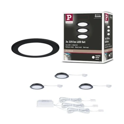 Afbeelding van Paulmann LED kastlamp 2.5 W Neutraalwit Zwart (mat)