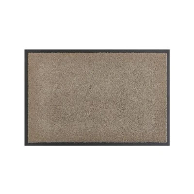 Afbeelding van andiamo Verdi Deurmat, vuilbescherming, ideaal als deurmat voor binnen of buiten, overdekte de ingang van het huis, 40 x 60 cm, taupe