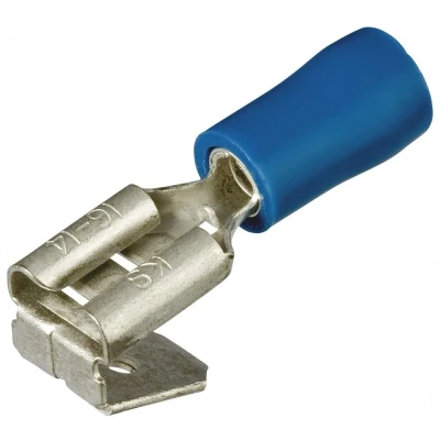 Afbeelding van Knipex 9799091 Steekverdeler Plat 6,3x0,8 mm² 1,5 2,5 Blauw (100st)