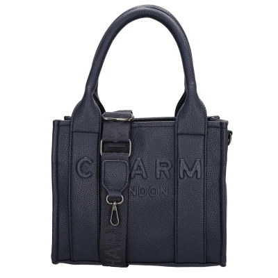 Afbeelding van Charm London Bond Handtas Stijlvol Schoudertas Crossbody Schouderband Praktisch Blauw
