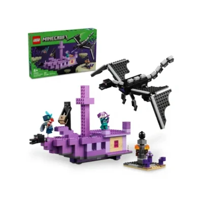 Afbeelding van LEGO® MINECRAFT 21264 De einddraak en het eindschip