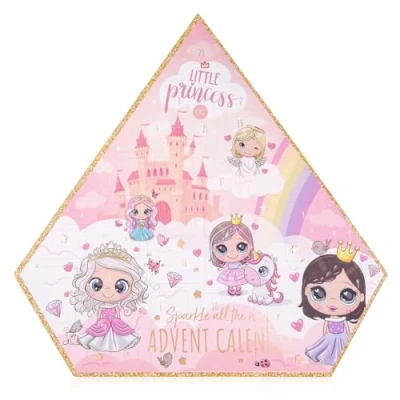 Afbeelding van XL Adventskalender Meisjes 2024 Little Princess 24 verrassingen Kinderen Cadeau meisje 3 jaar, 4 5 6 7 8 jaar Dames