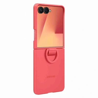 Afbeelding van Originele Silicone Cover Ring voor de Samsung Galaxy Z Flip 7 Red