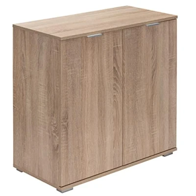 Afbeelding van Casaria Dressoir Alba 2 Deuren MDF 71x74x35cm Eiken