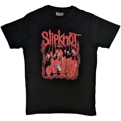 Afbeelding van Slipknot Band Frame Heren T shirt L Zwart