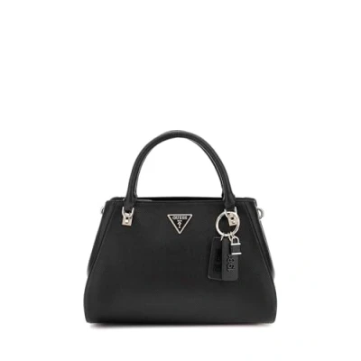 Afbeelding van GUESS Handtas Schoudertas Noelle Luxury Satchel Black Zwart