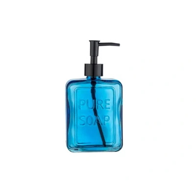 Afbeelding van Wenko Zeeppomp Glas Blauw 550 ml