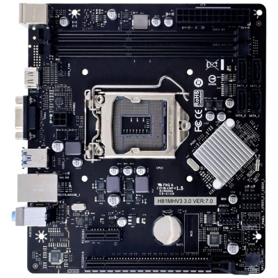 Afbeelding van BioStar H81MHV3 3.0 H81 Moederbord Socket Intel 1150 Vormfactor Micro ATX chipset Intel®