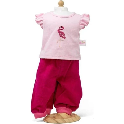 Afbeelding van Mini Mommy Corduroy Broek Met Shirt Roze 33 37 Cm