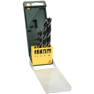 Afbeelding van Bosch Accessories 2607019440 Hout spiraalboorset 5 delig 4 mm, 6 8 10 mm Cilinderschacht 1 set(s)