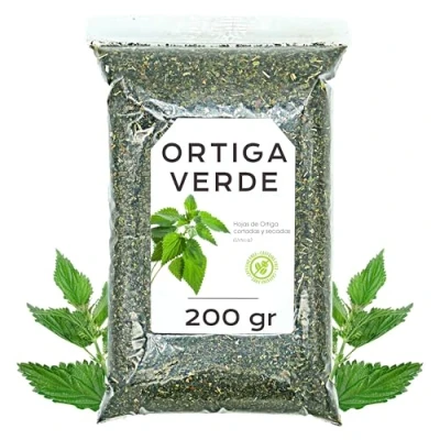 Afbeelding van Infusie van groene brandnetel 200 g kruidenthee gesneden brandnetelbladeren brandnetelthee ontspannende en gunstige eigenschappen kruideninfusie (200 g)