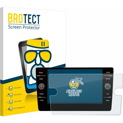 Afbeelding van BROTECT Screenprotector voor Volkswagen Golf 7 2019 Discover Media 8&quot; Folie Beschermfolie Beschermglas matte