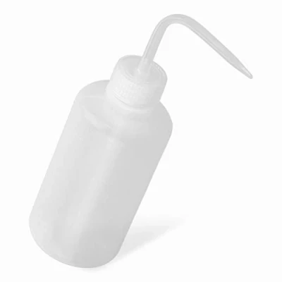 Afbeelding van Ouken 250 ml capaciteit voor tatoeages, helder, wit, kunststof, groen, zeep, pissette