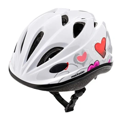 Afbeelding van meteor fietshelm voor baby&#039;s, kinderen, scooter, bergen, BMX, straat, skates, HB6 5 (S (48 52 cm), KS07 Hearts)